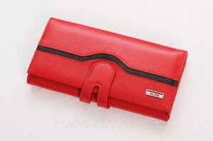Жіночий шкіряний гаманець Alpe червоний 7167-5480 Red