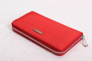 Жіночий шкіряний гаманець Kochi яскраво-червоний 9026-LR