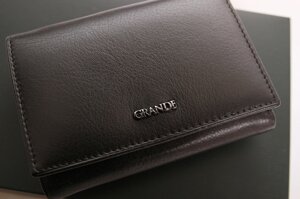 Жіночий шкіряний гаманець Grande чорний 2632-Bl