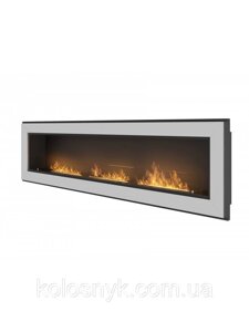 Біокамін Simple Fire FRAME 1800 Inox зі склом