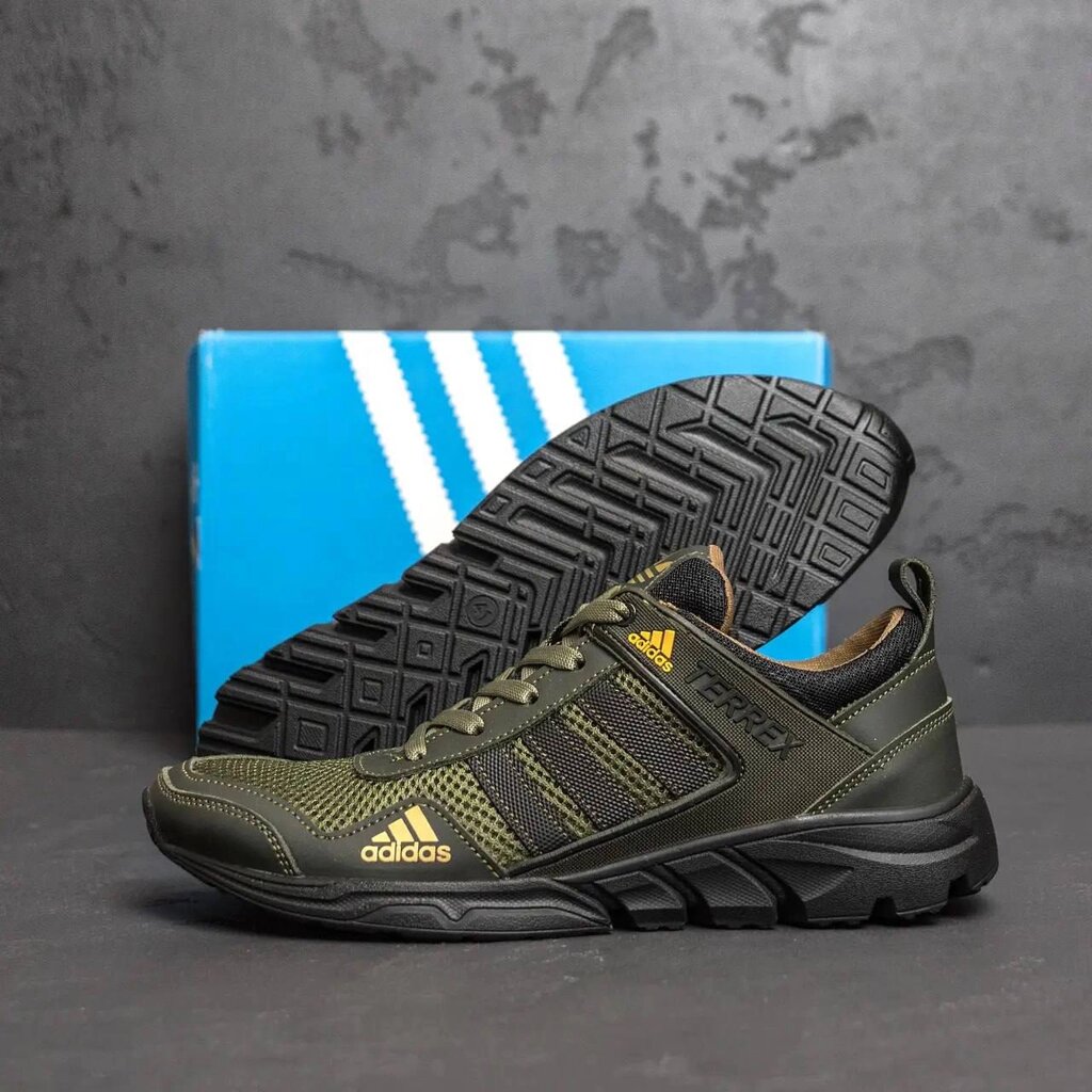 Чоловічі літні кросівки сітка Adidas Terrex C 523 Green від компанії Магазин Смарт-Тайм - фото 1