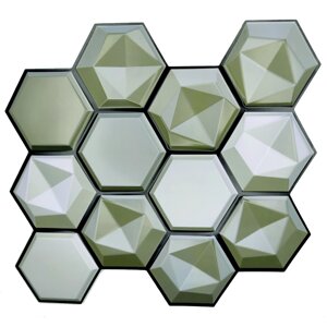Декоративна 3D ПВХ плитка самоклеюча СПП-502 мозаїка