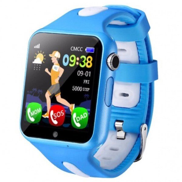 Дитячі розумні смарт годинник Baby Smart Watch V5k Original блакитні від компанії Магазин Смарт-Тайм - фото 1