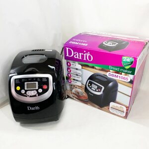 Свіжий хліб вдома DARIO DBM 1065 600 Вт, 19 програм, Хлібопічка для безглютенової випічки EI-78