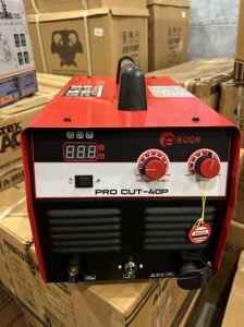 Потужний плазморіз Edon Pro CUT 40P (з компресором)6.8 кВт, струм 40 А, ККД 85%товщина різу 12 мм, зі вбудованим