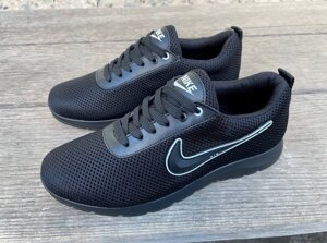 Чоловічі літні кросівки Nike С9 сітка чорні