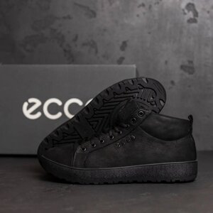 Чоловічі зимові шкіряні черевики E-Series K-01 чорні