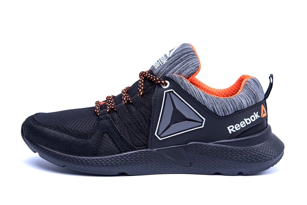 Чоловічі літні кросівки сітка Reebok R3 оранж - знижка