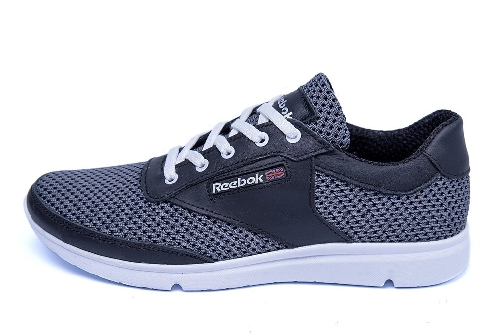 Чоловічі літні кросівки сітка Reebok Grey Style сірі - переваги
