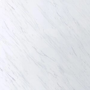 Плитка ПВХ декоративна 60*60см білий мармур