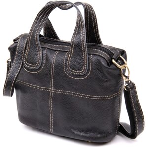 Жіноча сумка на блискавці флотар Vintage 20407 Чорний