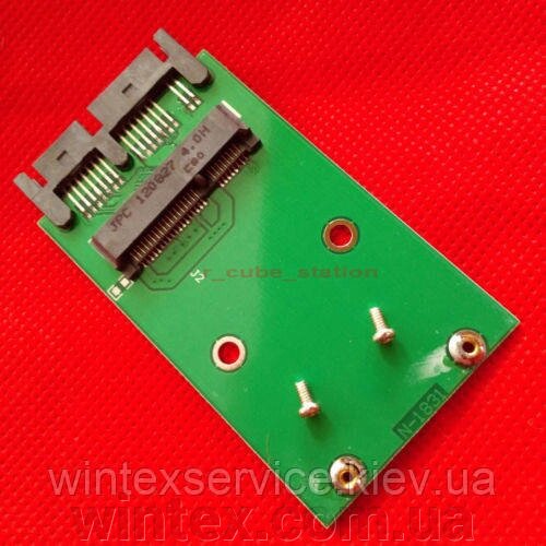 Адаптер MSATA 3x5cm SSD To 1.8" Micro SATA uSATA  Converter Card від компанії Сервісний центр WINTEX - фото 1