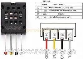 Датчик температури та вологості AM2320