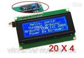 Дисплейний модуль LCD 2004 для arduino ##от компании## Сервісний центр WINTEX - ##фото## 1