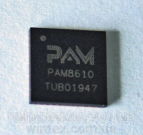 Мікросхема PAM8610 QFN-40 від компанії Сервісний центр WINTEX - фото 1