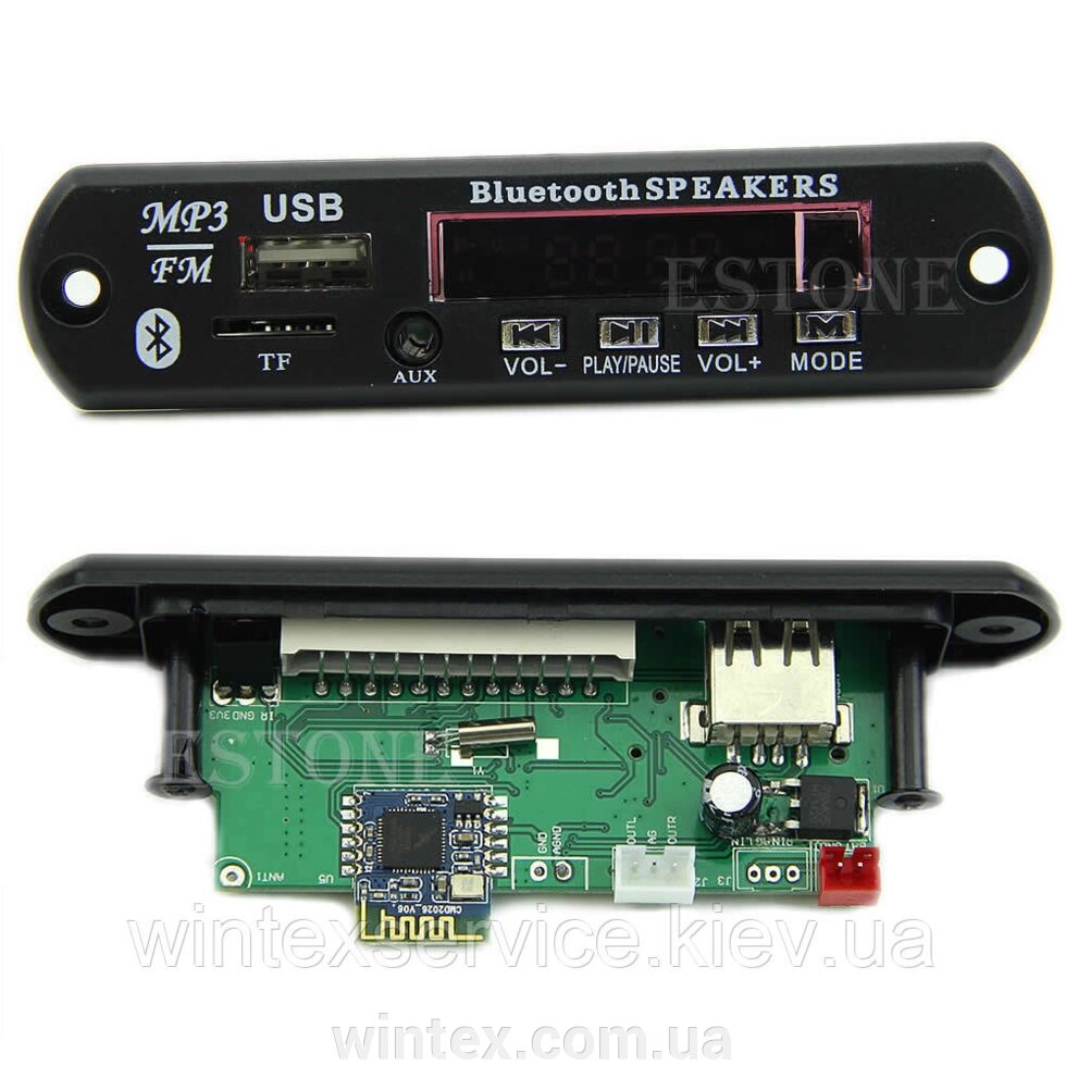 Модуль Bluetooth MP3 WMA Decoder Board 12V від компанії Сервісний центр WINTEX - фото 1