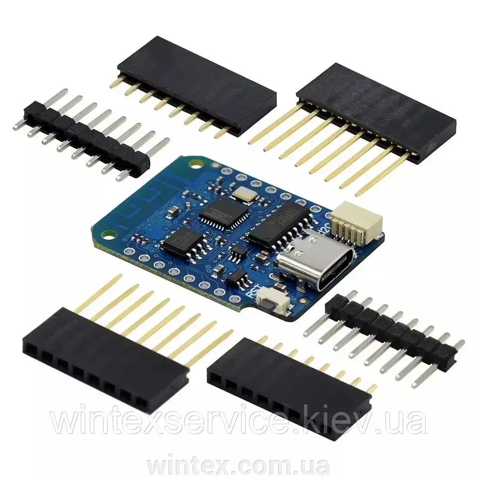 Модуль WeMos D1 mini — Mini NodeMcu 4 м байт Lua Wi-Fi інтернет-матеріалу розвитку ESP8266 NODEMCU від компанії Сервісний центр WINTEX - фото 1