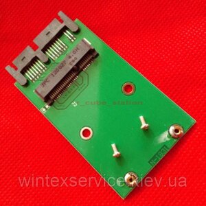 Адаптер MSATA 3x5cm SSD To 1.8" Micro SATA uSATA Converter Card