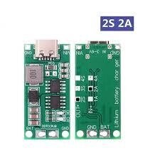 Модуль заряду LI-ion акумуляторів 2S Type-C To 8.4V Step-Up Boost LiPo Polymer Li-Ion Charger 7.4V