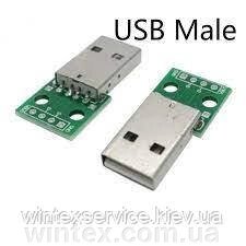 Плата-адаптер USB A-type (male) — DIP від компанії Сервісний центр WINTEX - фото 1