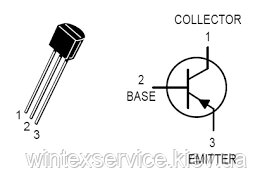 Транзистор BC558 від компанії Сервісний центр WINTEX - фото 1