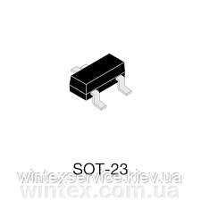 Транзистор  BC847C (1G) npn 0.1A 50v від компанії Сервісний центр WINTEX - фото 1