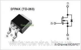 Транзистор IRF840S 8A 500V 0.85 Ohm T0-263 від компанії Сервісний центр WINTEX - фото 1