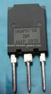 Транзистор IRG4PSC71UD 600V 60A super247 від компанії Сервісний центр WINTEX - фото 1