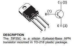Транзистор TIP35C 100V 25A TO-218 від компанії Сервісний центр WINTEX - фото 1