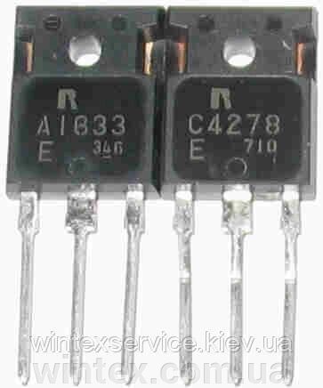 Транзистори 2SA1633 + 2SC4278 від компанії Сервісний центр WINTEX - фото 1