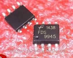 Транзистори FDS9945 60V 3.5A  n-ch so-8 від компанії Сервісний центр WINTEX - фото 1