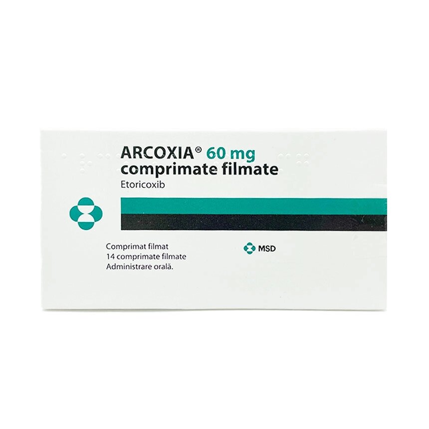 Аркоксія 60 мг, 14 табл від компанії Інтернет-аптека "Євроаптека" - фото 1