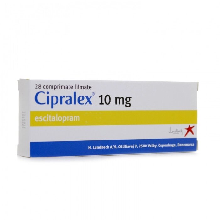 Ципралекс 10 мг, 28 табл (Європа) від компанії Інтернет-аптека "Євроаптека" - фото 1
