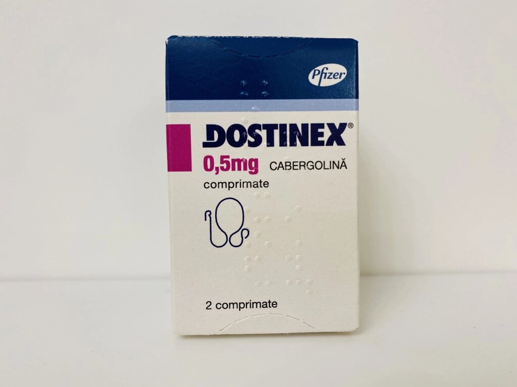 Достинекс 0.5 мг №2 від компанії Інтернет-аптека "Євроаптека" - фото 1