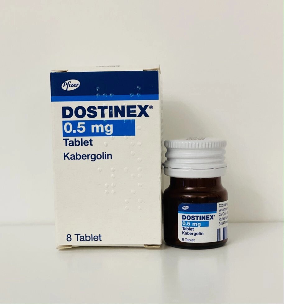Достинекс 0.5 мг №8 від компанії Інтернет-аптека "Євроаптека" - фото 1