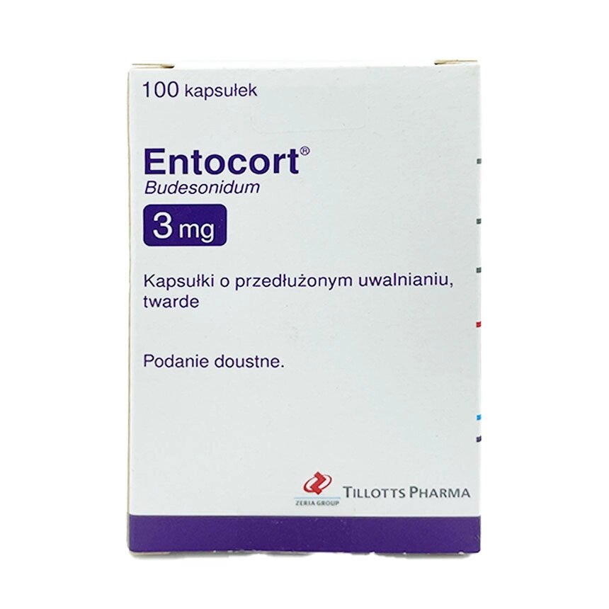 Ентокорт 3 мг №100 від компанії Інтернет-аптека "Євроаптека" - фото 1