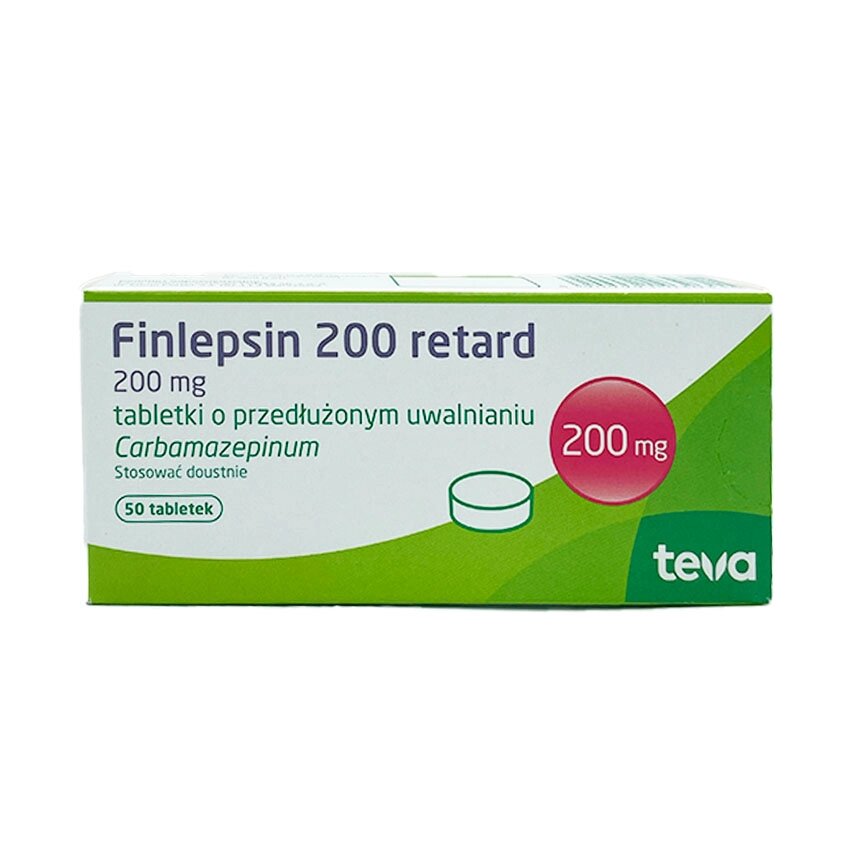 Фінлепсин ретард 200 мг, 50 таб від компанії Інтернет-аптека "Євроаптека" - фото 1
