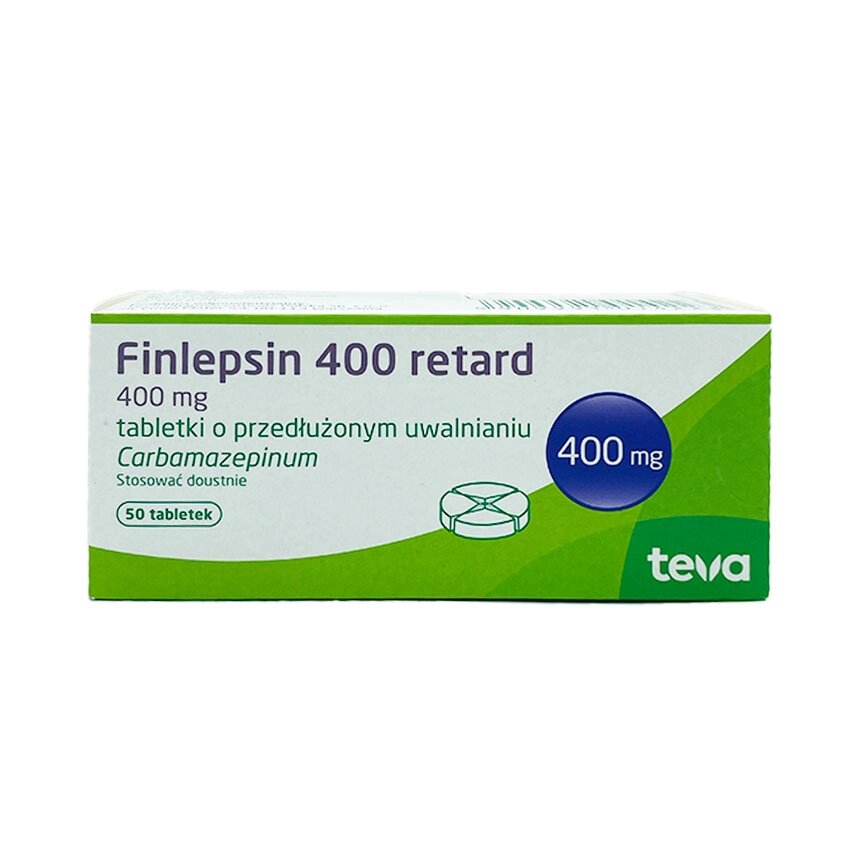 Фінлепсин ретард 400 мг 50 таб від компанії Інтернет-аптека "Євроаптека" - фото 1