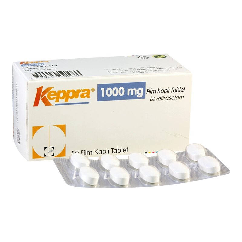 Кеппра 1000 мг №50 від компанії Інтернет-аптека "Євроаптека" - фото 1