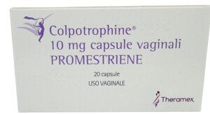 Колпотрофін свічки 10 мг No20