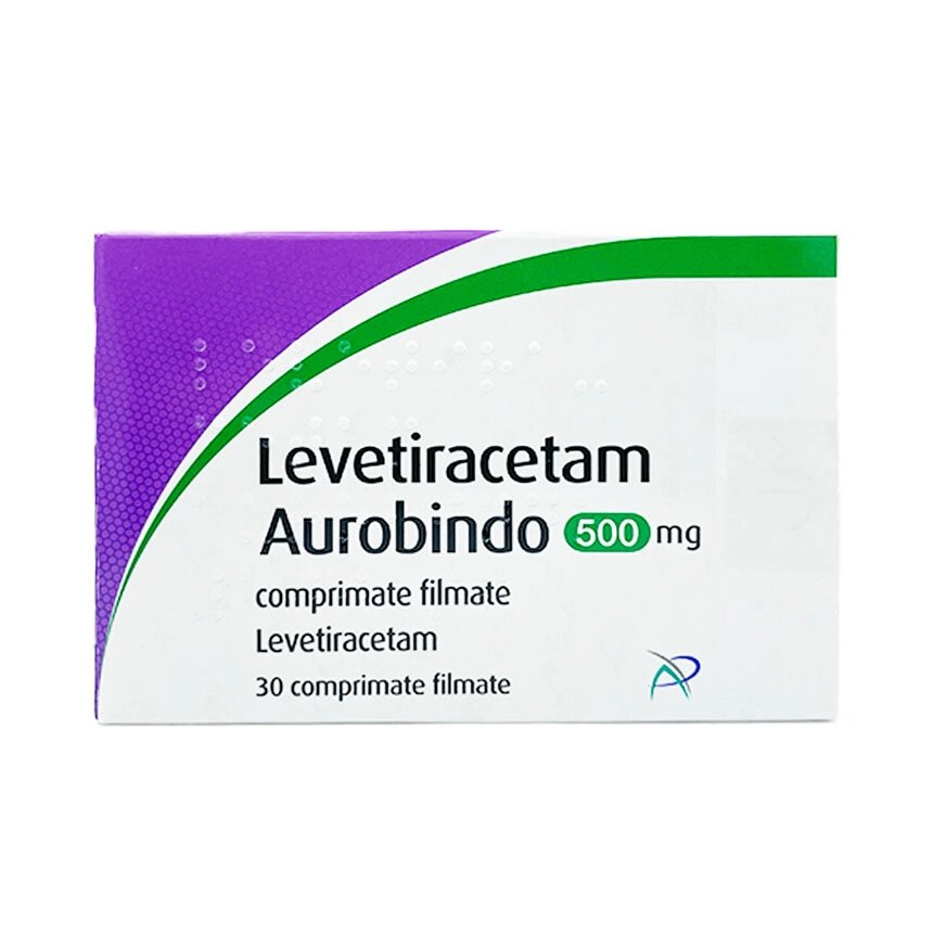 Леветірацетам Ауробіндо 500 мг, 30 табл від компанії Інтернет-аптека "Євроаптека" - фото 1