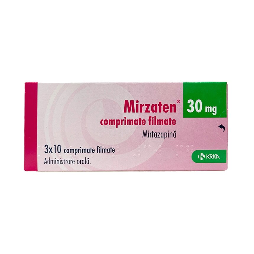 Мірзатен 30 мг 30 табл. від компанії Інтернет-аптека "Євроаптека" - фото 1