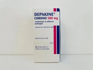 Депакін хроно 500 мг 30 табл