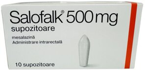 Салофальк 500 мг 10 свічок