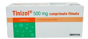 Тинідазол 500 мг №4