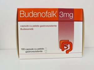 Буденофальк 3 мг 10 капс (1 блістер)