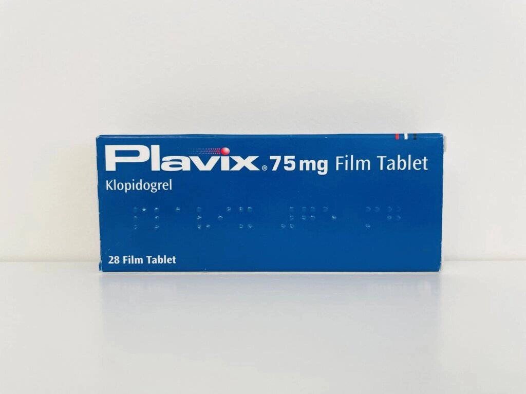 Плавікс 75 мг 28 табл (Туреччина) від компанії Інтернет-аптека "Євроаптека" - фото 1