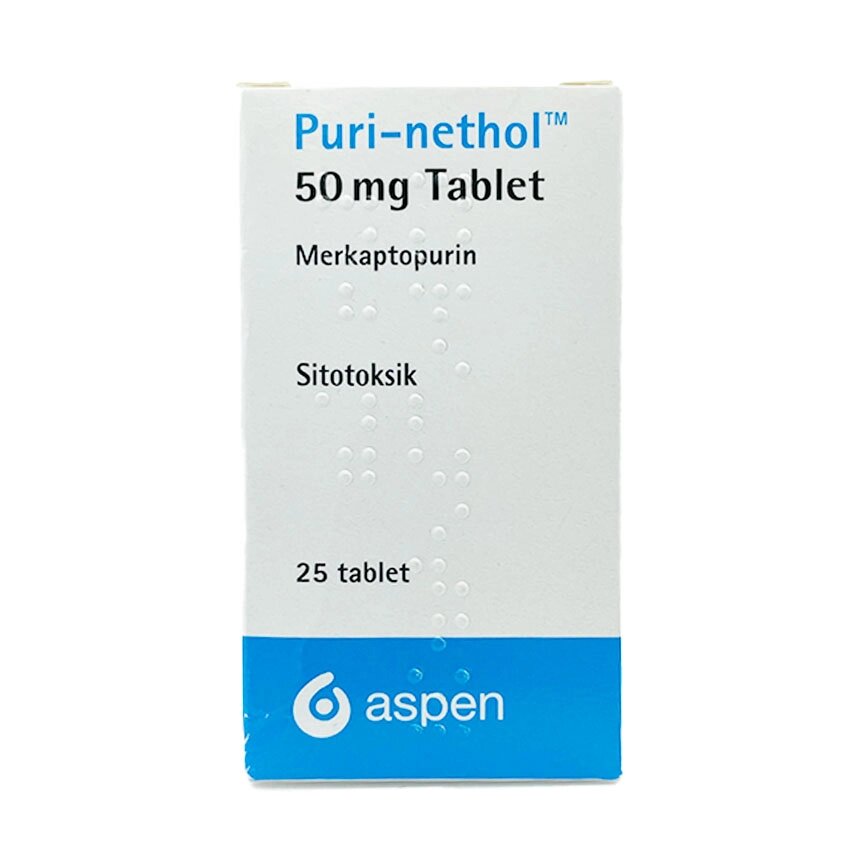 Пурі-нетол 50 мг, 25 табл від компанії Інтернет-аптека "Євроаптека" - фото 1