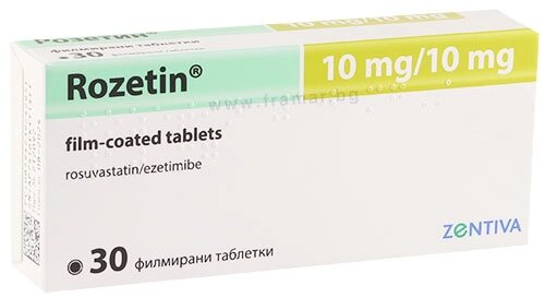Розетин 10 мг/10 мг №30 від компанії Інтернет-аптека "Євроаптека" - фото 1