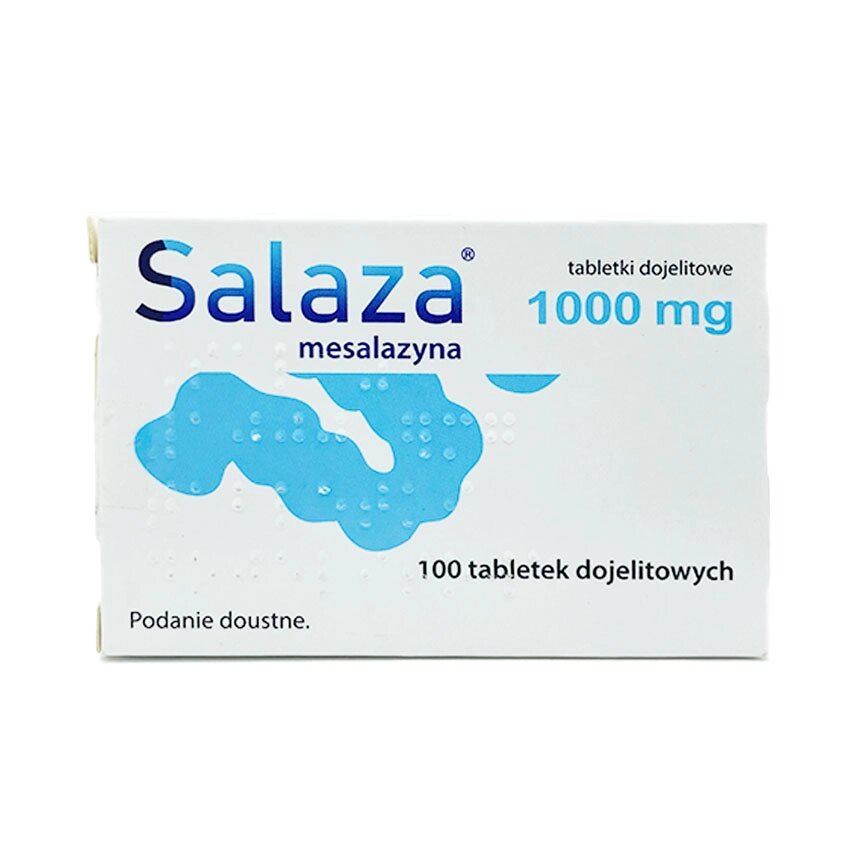 Салаза 1000 мг, 100 табл від компанії Інтернет-аптека "Євроаптека" - фото 1